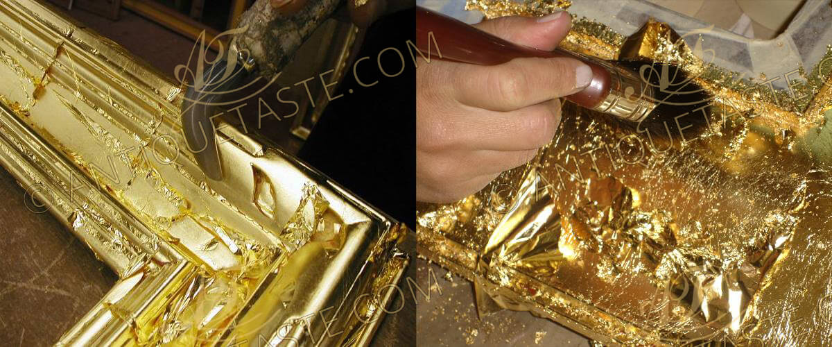 carving wood and gilding furniture